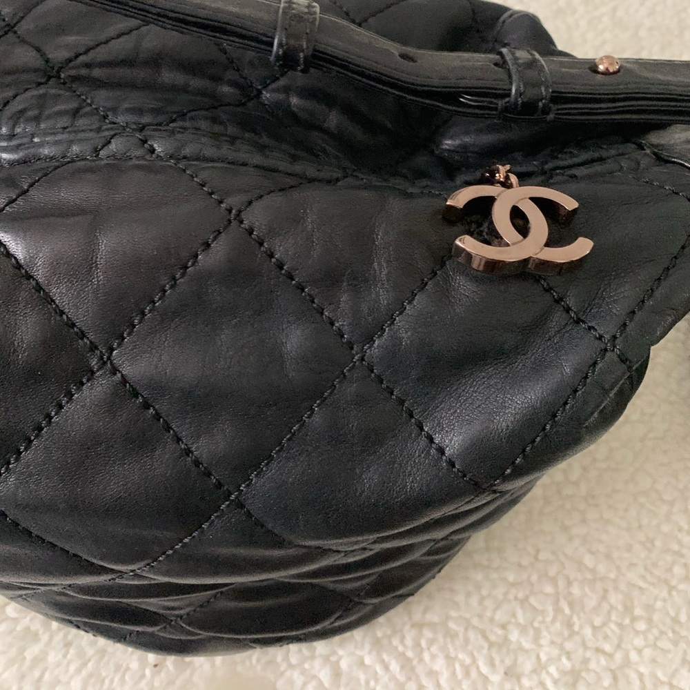 Vintage Rare rose gold bucket Chanel